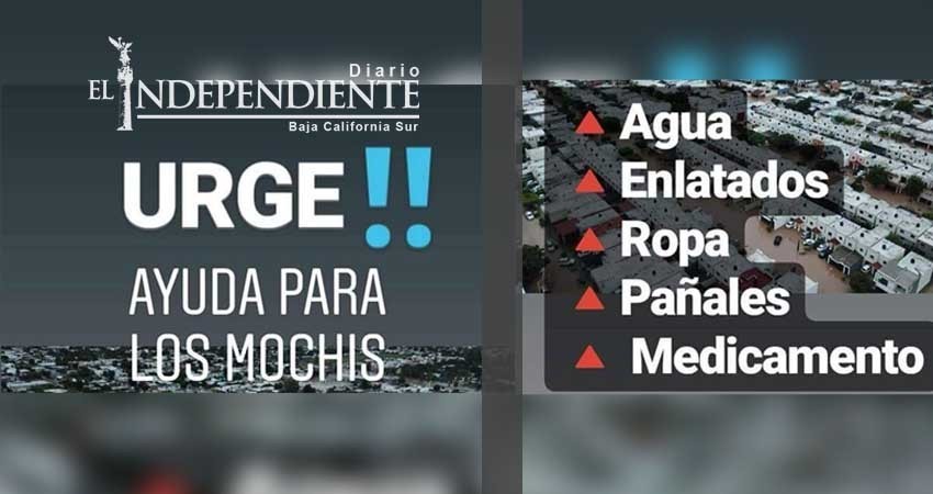 Instalan bomberos de SJC centro de acopio para afectados por inundación en Sinaloa