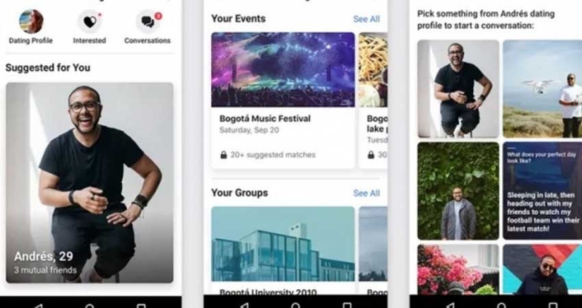 Facebook inicia pruebas de su aplicación para encontrar pareja