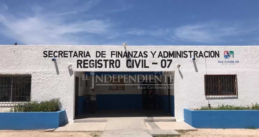 Cortan electricidad a oficinas 01 y 07 del Registro Civil