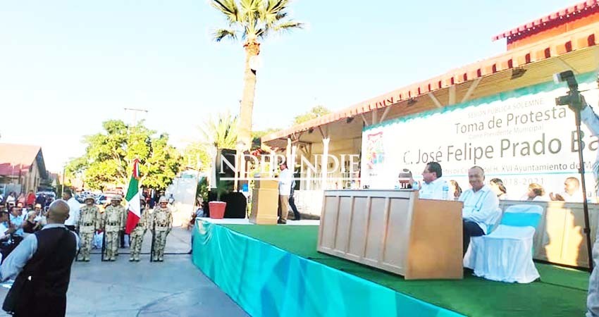 Toma protesta Felipe Prado como Alcalde de Mulegé