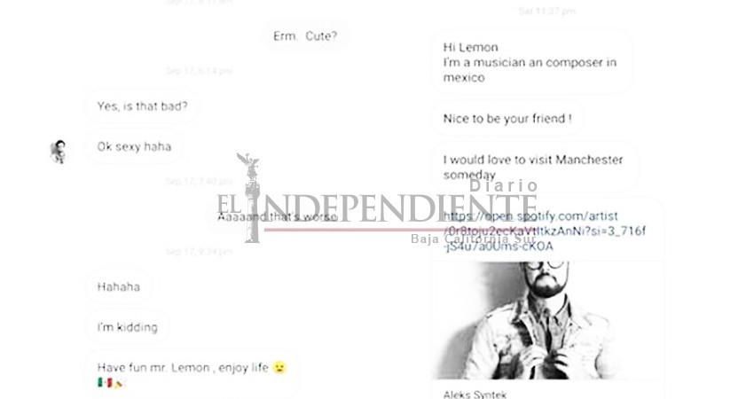 Un menor de edad británico acusa a Aleks Syntek de acosador