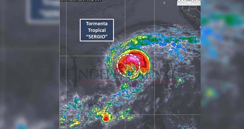 Activan alertas para Mulegé por tormenta Sergio