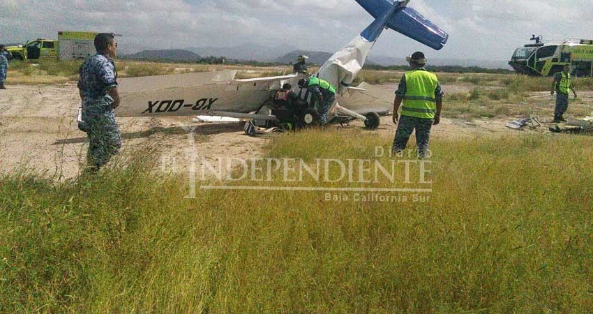 Un muerto y un herido tras “avionazo” en el Aeropuerto de La Paz