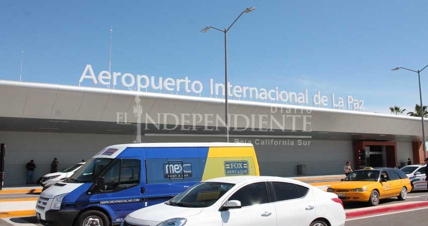 Aeropuerto Internacional de La Paz opera de manera con normalidad