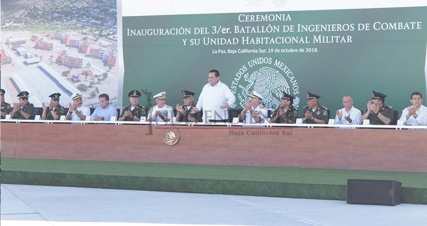 Inauguran Tercer Batallón de Ingeniería de Combate en La Paz