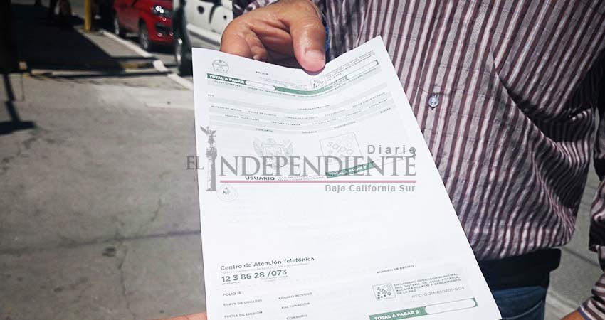 Emitirá OOMSAPAS nuevo recibo de agua, llevará los colores institucionales