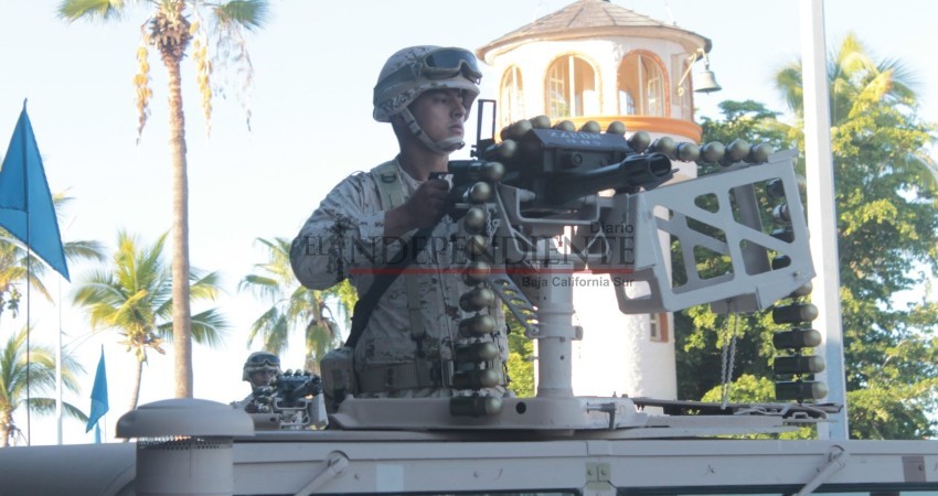 Arriban a BCS más de 300 nuevos militares