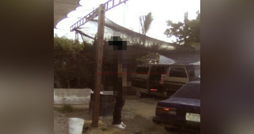 Lo hallaron ahorcado en un “Car Wash” de la colonia Buenos Aires