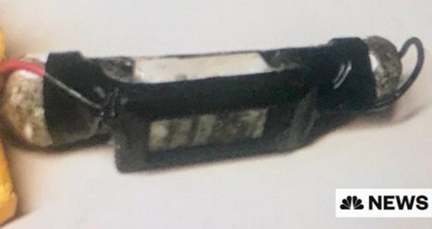 Así son los artefactos explosivos enviados a Hillary y Obama