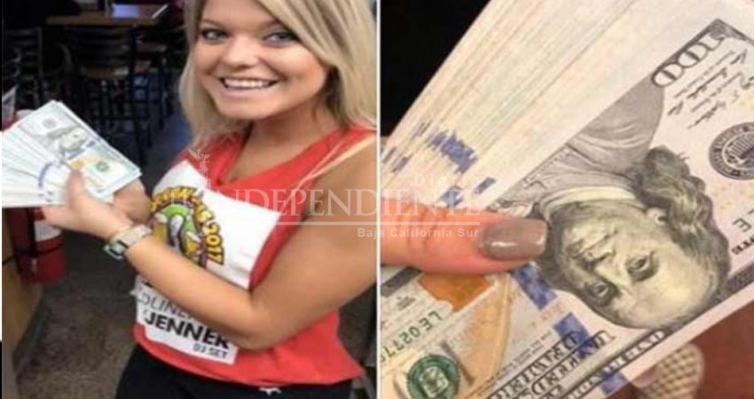 Mesera recibe 10 mil dólares de propina de parte de un youtuber