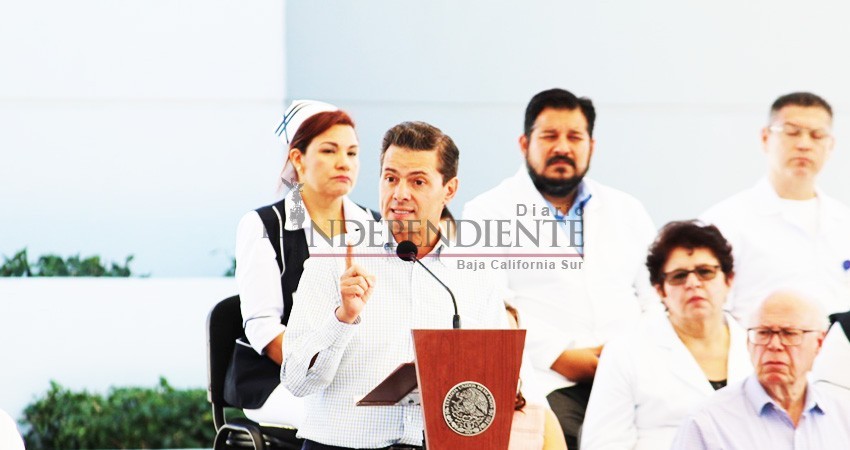 “Me despido como presidente, espero regresar pronto a BCS”: EPN