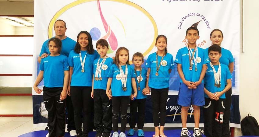 Sobresalen clavadistas Sudcalifornianos en la Copa Baja