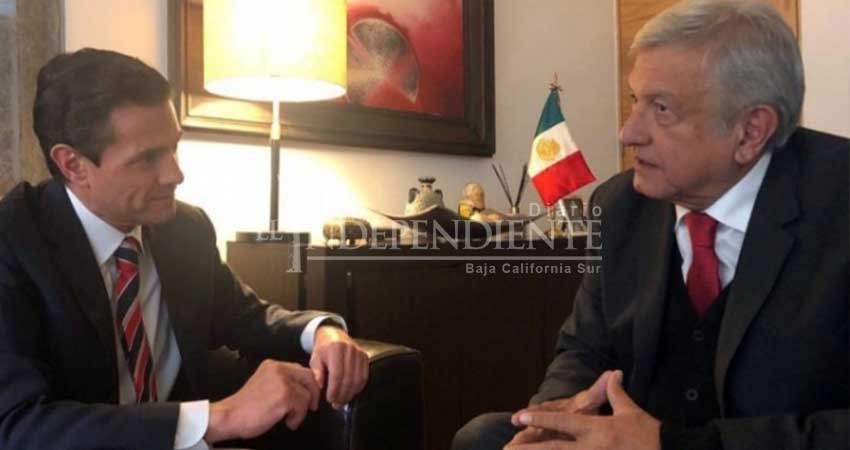 Invita AMLO a Peña Nieto a comer a su casa