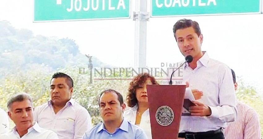 Desea éxito Peña Nieto a López Obrador para cumplir objetivos