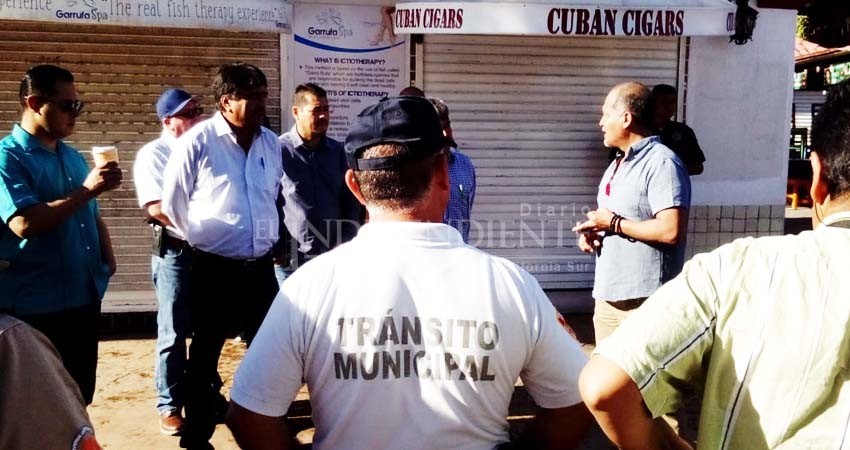 Comprometidas autoridades delegacionales con mejoras a la zona turística de CSL