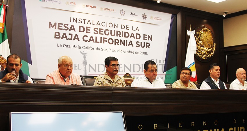 Instalan Mesa de Seguridad de BCS; sustituirá al Grupo de Coordinación