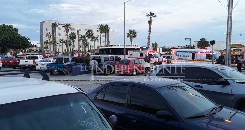 Riña en Plaza Copan de CSL: Ex militar le dispara a un civil en una pierna