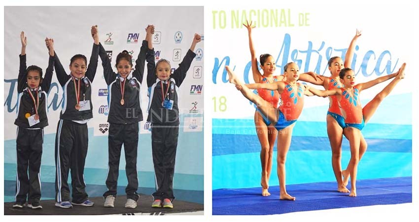 Regresaron con medallas ondinas sudcalifornianas