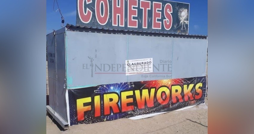 Para este año se considerará prohibir la venta de pirotecnia en Los Cabos: PC