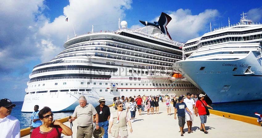 Confirma API: 48 arribos de crucero en La Paz y Loreto en 2019