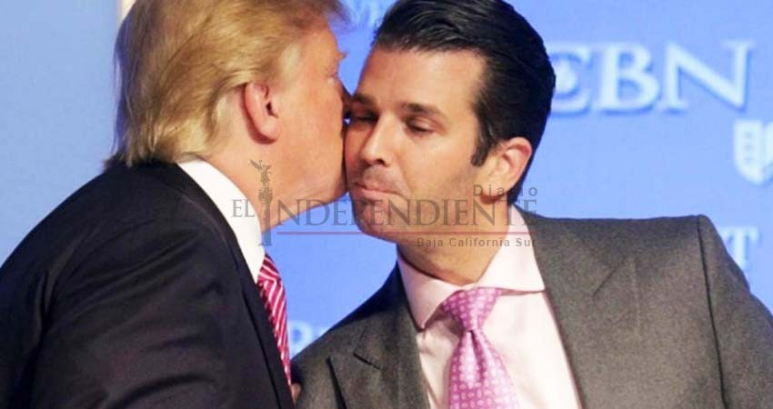 Hijo de Trump compara muro fronterizo con valla de zoológico