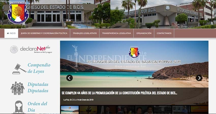 Cumplirá nuevo sitio web del Congreso con transparencia: Milena Quiroga