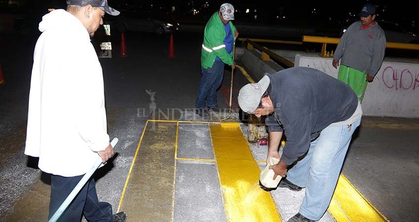 Tránsito Municipal pintará las calles del centro de La Paz