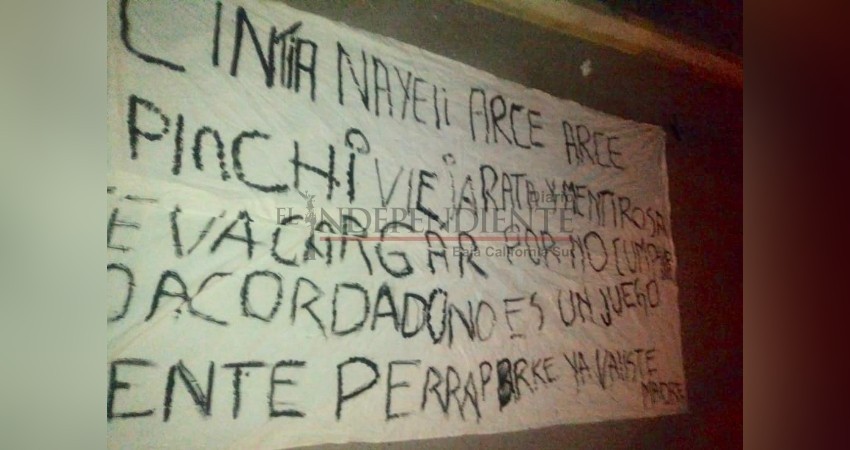 Amenazan a una mujer de La Paz mediante una manta