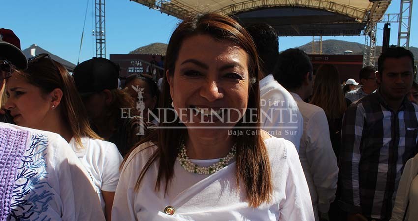 Más que institucional, visita de AMLO pareció acto partidista: Senadora Saldaña