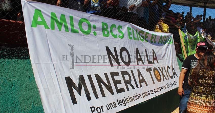 Sociedad Organizada por Sudcalifornia (SOS) celebra postura histórica de “No a la Mina”