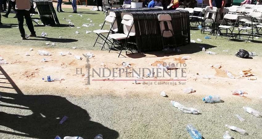 Al menos 5 toneladas de basura fueron recolectadas tras evento de AMLO en CSL