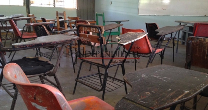 Advierte diputado de las malas condiciones de los planteles educativos en La Paz