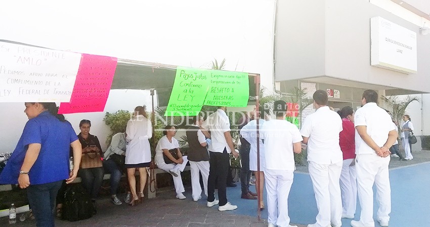 Suplentes del ISSSTE dan dos semanas para recibir pago; trabajarán bajo protesta