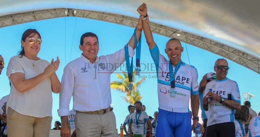 Cristian Valenzuela Zamudio ganador -ruta larga- de la Etapa México Tour de France La Paz