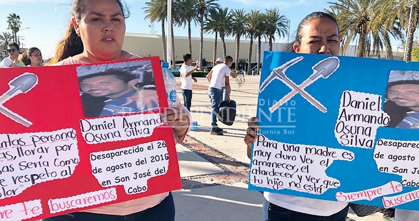 Piden al gobernador Mendoza que se una a las jornadas de búsqueda de desaparecidos