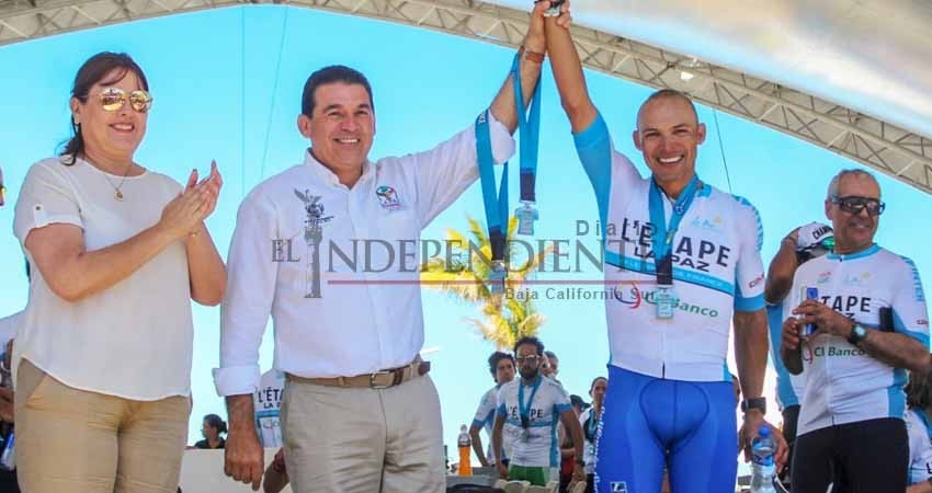 Cristian Valenzuela Zamudio ganador -ruta larga- de la Etapa México Tour de France La Paz