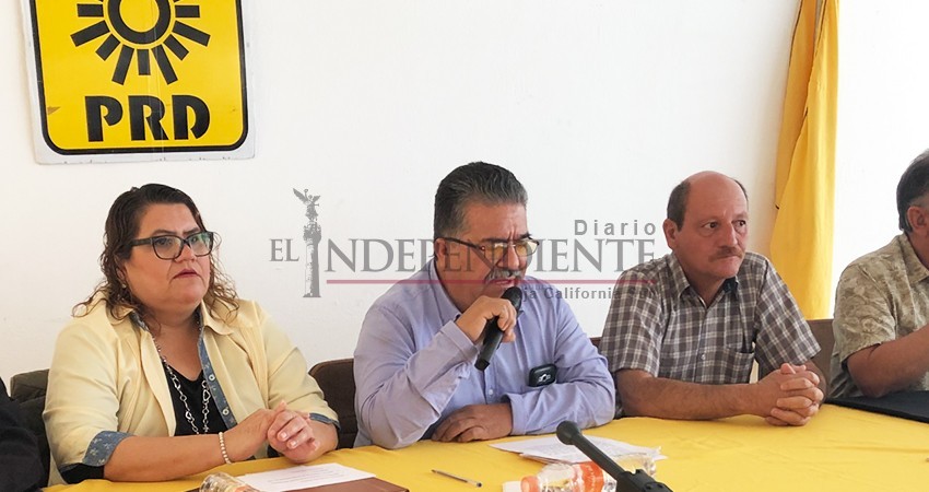Morena se creó en el PRD, recalca el líder del Sol Azteca en BCS