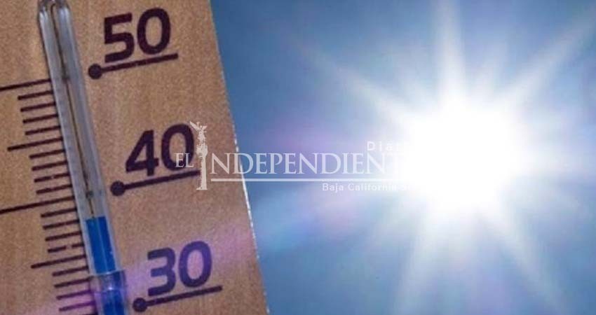 Pronostica SMN temperaturas de hasta 40 grados para BCS