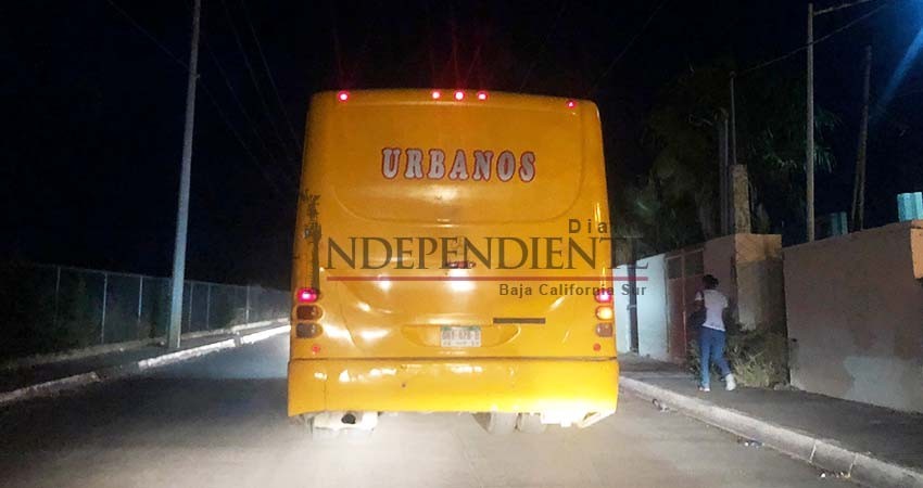 Solicitarán transportistas apoyo de Seguridad Publica para brindar el servicio nocturno
