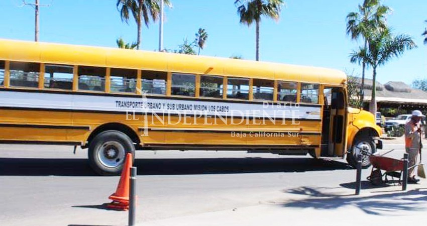 Supervisan que transporte público de Los Cabos cumpla con horarios y rutas