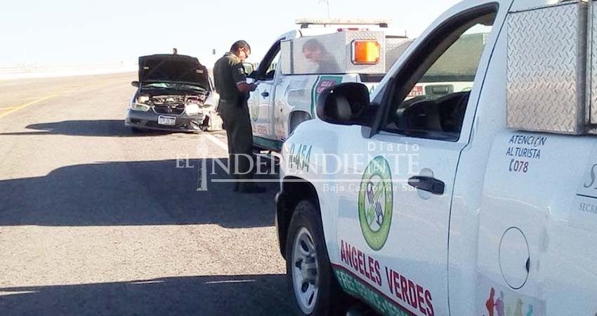 Dieciocho Ángeles Verdes vigilan las carreteras de BCS en estas vacaciones