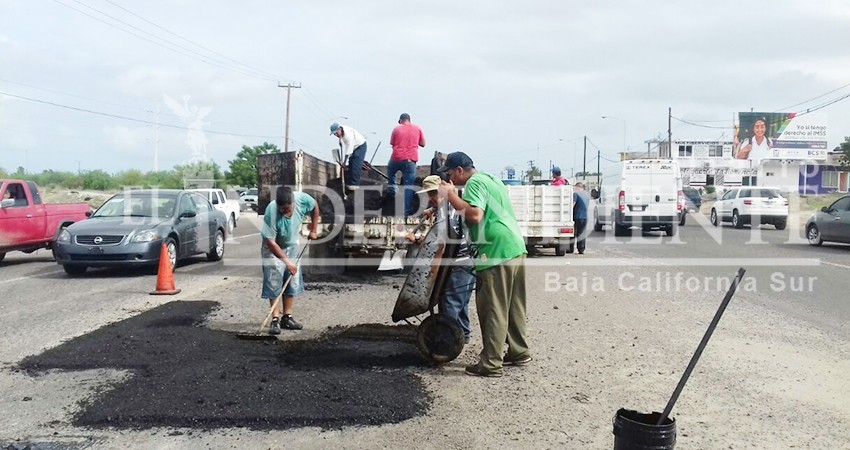 Durante mayo reforzarán bacheo en La Paz, asegura Servicios Públicos