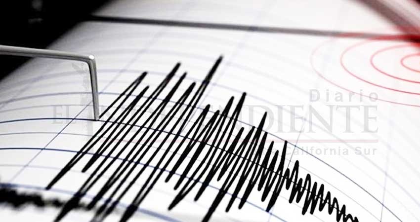 Se registra sismo de 4.3 al sur de CSL
