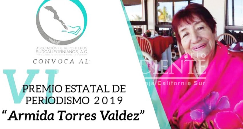 Convoca ARSAC a participar en el Certamen Premio Estatal de Periodismo 2019, “Armida Torres Valdez”