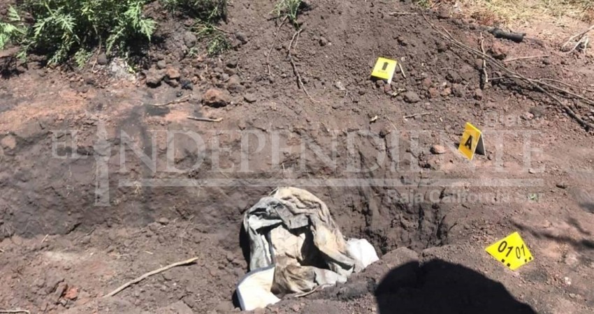Localizan otra fosa con restos humanos al norte de la entidad