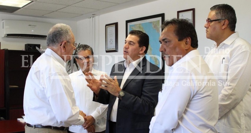 Gestiona Alcalde de La Paz obras ante Secretario de la SCT