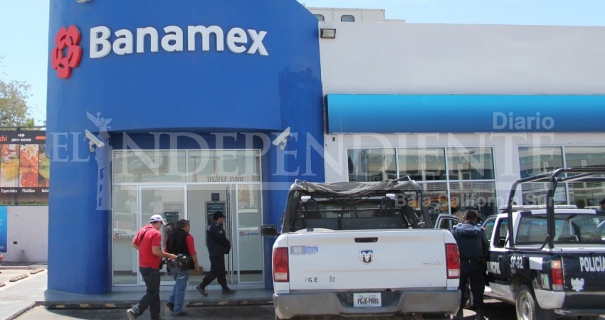 De nuevo... Asaltan Banamex de plaza Náutica en La Paz
