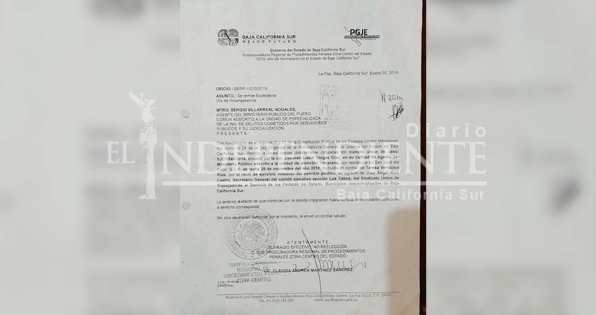 Denuncian a funcionaria del Ayuntamiento de Los Cabos ante la PGJE