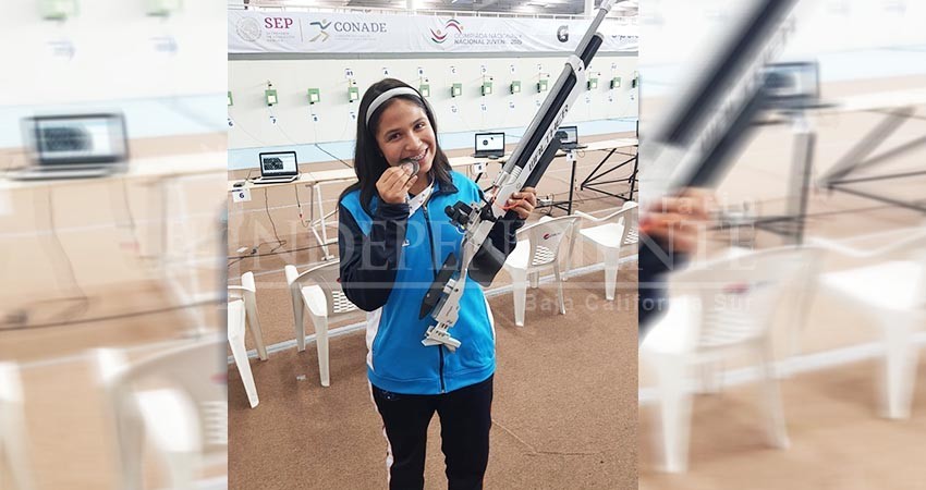 Paulina Lomas subcampeona nacional de tiro