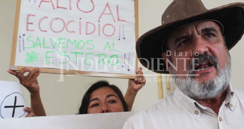 Nada que celebrar en Los Cabos con el ecocidio en el Estero, protestan ciudadanos